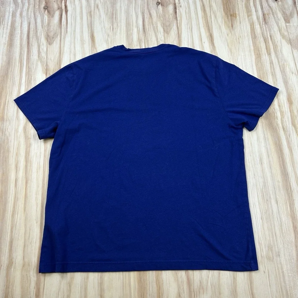 Banana Republic Men's XL Royal Blue Premium Wash Short Sleeve T Shirt
